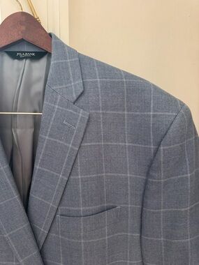 Jos. A. Bank Blue Windowpane Sport Coat